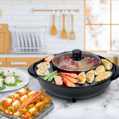 Bếp lẩu, nướng điện 2 trong 1 - KUC012607 - Hàng Chính Hãng