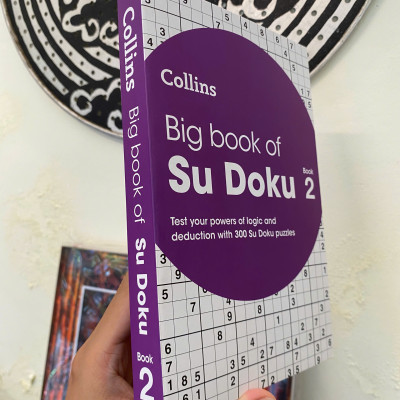 Sách - Big Book of Su Doku Book 2 by Collins | Test Powers of Logic with Su Doku Puzzles
