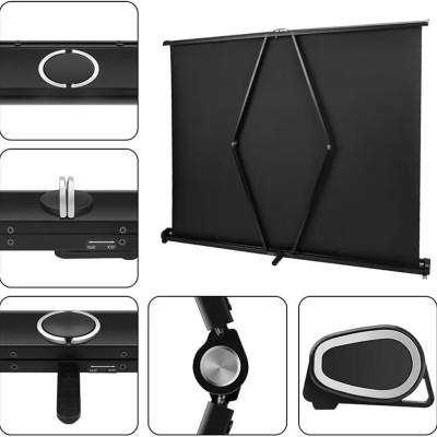 Màn chiếu để bàn Apollo nhỏ gọn 40 inch, 50 inch, chuyên dành cho máy chiếu mini, gọn nhẹ, di động - Hàng nhập khẩu