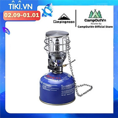 Đèn măng xông campingmoon campoutvn đồ cắm trại dã ngoại du lịch đèn bão dùng ga gọn nhẹ an toàn chống tắt khi gặp gió ánh sáng vàng A025