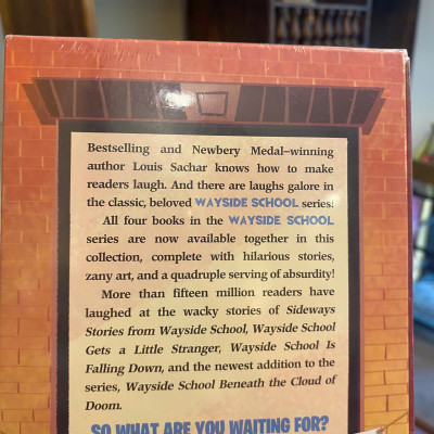 Sách - The Wayside School 4-Book Box Set by Louis Sachar | Children English Book / Ngoại văn