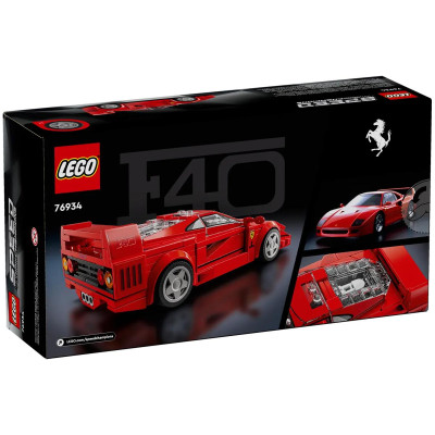 Đồ Chơi Lắp Ráp Siêu Xe Thể Thao Ferrari F40 - Lego Speed Champions 76934