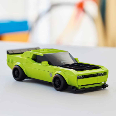 LEGO SPEED CHAMPIONS 77237 Đồ Chơi Lắp Ráp Xe Thể Thao Dodge Challenger SRT Hellcat (390 Chi Tiết)