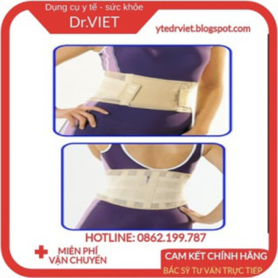 Đai hỗ trợ cột sống NF-8580 chính hãng Chất liệu Nano FLEXTRATM 5 trong 1