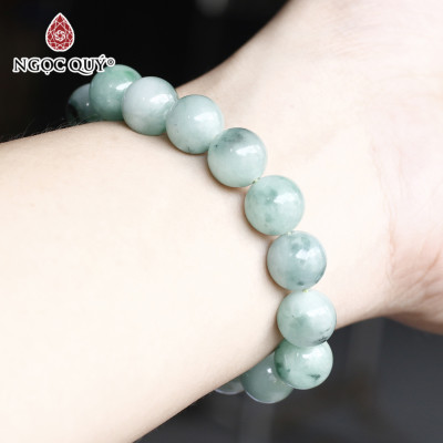Vòng tay đá cẩm thạch phỉ thúy mệnh hỏa, mộc - Ngọc Quý Gemstones