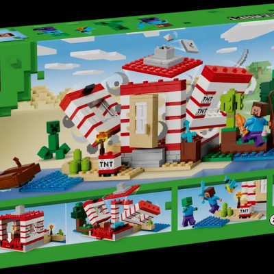 Đồ Chơi Lắp Ráp Pháo Đài TNT Trong Rừng - Lego Minecraft 21275 (287 Mảnh Ghép)