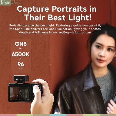 Ulanzi SL01 / SL02 / SL03 - Đèn Flash Mini GN08 Đế Gắn Hotshoe Dành Cho Máy Ảnh S.ony, C.anon, N.ikon, P.anasonic, O.lympus, F.ujifilm- Hàng chính hãng