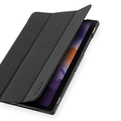 Bao da chống sốc cho Samsung Galaxy Tab S7 T870/ T875, Tab S7 Plus, Tab S7 Fe  bảo vệ toàn diện có khe cắm bút tiện lợi hiệu DUX DUCIS Domo Series cao cấp - Hàng nhập khẩu. 