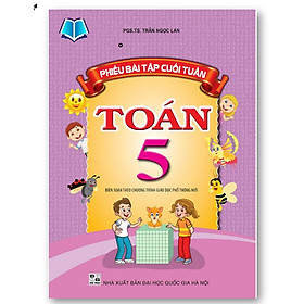 Sách - Phiếu bài tập cuối tuần Toán 5 - Kết Nối