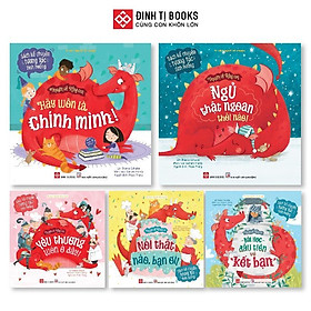 Sách - Truyện Về Rồng Con - Truyện Kể Cho Trẻ 0 - 6 Tuổi - Combo 5 Chủ Đề - Đinh Tị Books