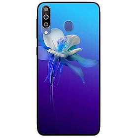 Ốp lưng dành cho Samsung M30 mẫu Hoa Lan Xanh Trắng