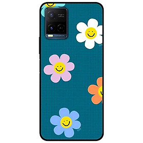 Ốp lưng dành cho Vivo Y21 - Vivo Y21s mẫu Hoa Màu Sắc Xanh