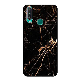 Ốp Lưng in cho Vivo Y15 Mẫu Nền Đá Hoa 2 - Hàng Chính Hãng