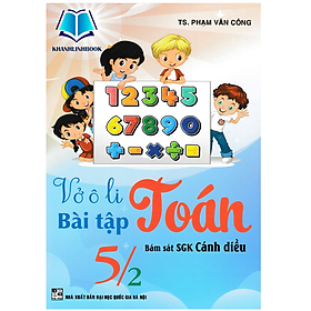 Sách - Vở Ô Li Bài Tập Toán 5 - tập 2 (Bám Sát SGK Cánh Diều)