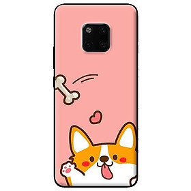 Ốp lưng in cho Huawei Mate 20 Pro mẫu Cún Love Xương - Hàng chính hãng