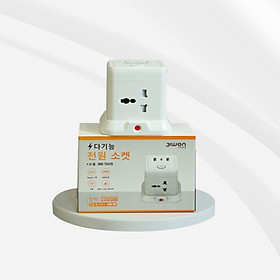 Ổ Cắm Điện Đa Năng Jiwon, Tích hợp cổng USB và Type C có sạc nhanh. Công Suất 2500W Lõi Chống Giật, tự ngắt khi quá tải - Hàng chính hãng