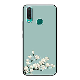 Ốp Lưng in cho Vivo Y15 Mẫu Hoa Khô - Hàng Chính Hãng