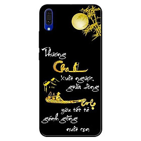 Ốp lưng dành cho Huawei Y7 Pro - mẫu Thư Pháp Cha Mẹ Trăng Vàng