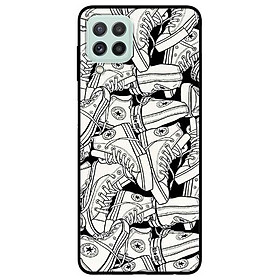 Ốp lưng dành cho Samsung A22 - Samsung S21 FE mẫu Hoạ Tiết Giày Trắng Đen