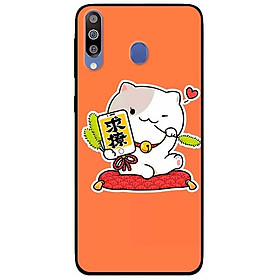 Ốp lưng dành cho Samsung Galaxy M30 mẫu Mèo Vui Vẻ