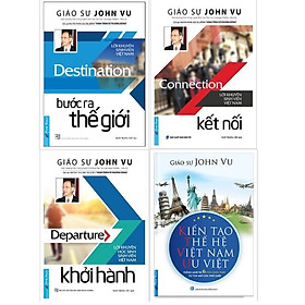 Sách - Combo Bước ra thế giới + Kết nối + Khởi hành + Kiến tạo thế hệ Việt Nam ưu việt - FirstNews