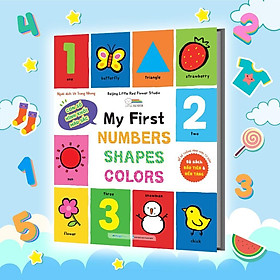 Sách - My First Numbers - Shapes - Colors - Sách Từ Vựng Đầu Đời Cho Bé - Megabook