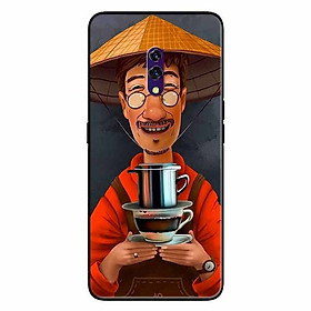 Ốp lưng in cho Realme X Cà Phê Phin