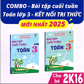 Sách - Combo Bài tập cuối tuần Tiếng Việt 3 Kết nối tri thức Học kì 1 và Học kì 2 (2 cuốn) - VietJack