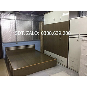 Combo giường tủ nhựa đài loan