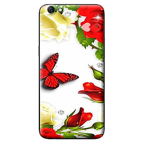 Ốp lưng cho Oppo A39 BƯỚM ĐỎ 1 - Hàng chính hãng