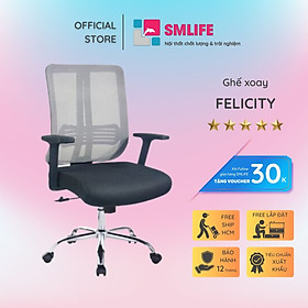 Ghế xoay nhân viên bọc lưới SMLIFE Felicity