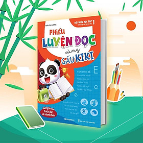 Sách - Phiếu Luyện Đọc Cùng Gấu Kiki - Megabook
