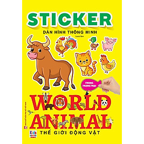 Sticker Dán Hình Thông Minh - Thế Giới Động Vật - Trong Trang Trại