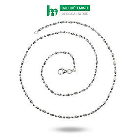 Dây Chuyền Nữ Bi Phay Kiểu Mới- Bạc Hiểu Minh Hành Bảo Vĩnh Viễn DCN257
