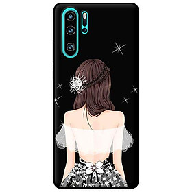 Ốp in cho Huawei P30 Pro Cô Gái Áo Trắng - Hàng chính hãng