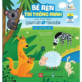 Sách - Bé Rèn Trí Thông Minh Qua Hoạt Động Quan Sát Tìm Kiếm - Đinh Tị Books