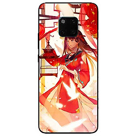 Ốp lưng in cho Huawei Mate 20 Pro Mẫu Cô Gái Trung Hoa