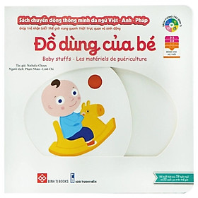 Sách Tương Tác - Chuyển Động Thông Minh Đa Ngữ Việt - Anh - Pháp - Đồ Dùng Của Bé - Baby Stuffs - Les Matériels De Puériculture - Đinh Tị Books