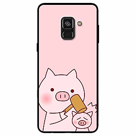 Ốp lưng dành cho Samsung A8 Plus mẫu Heo Cầm Búa
