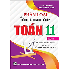 Sách - Phân loại và giải chi tiết các dạng bài tập Toán 11 tập 2 (Bám sát sgk Kết nối tri thức với cuộc sống)