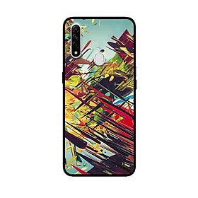 Ốp Lưng in cho Oppo A8 Mẫu Họa Tiết Bắn Nước - Hàng Chính Hãng