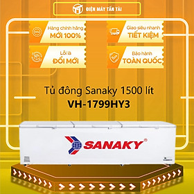 VH-1799HY3 - Tủ đông Sanaky inverter 1500 lít VH-1799HY3 - Hàng chính hãng