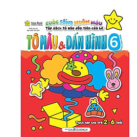 Sách - Cuộc Sống Muôn Màu - Tô Màu & Dán Hình - Tập 6 - Đông A