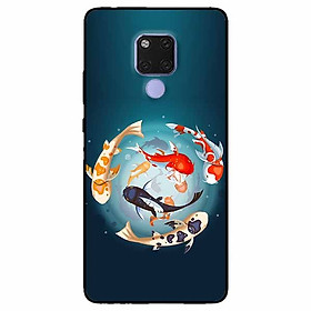 Ốp lưng in cho Huawei Mate 20  Mẫu Koi Vây Quanh