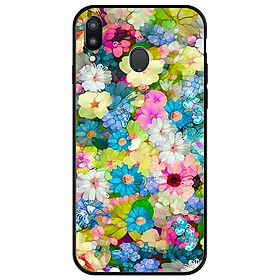 Ốp lưng cho Samsung Galaxy M20 mẫu HOA HỒNG XANH 2 - Hàng chính hãng