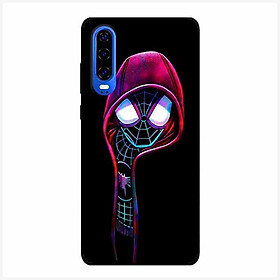 Ốp lưng in cho Huawei P30 Nhện Đen