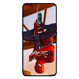 Ốp Lưng in cho Oppo K3 Mẫu Nhện Cầm Điện Thoại - Hàng Chính Hãng