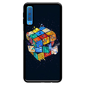Ốp lưng cho Samsung Galaxy A7 mẫu XẾP HÌNH 1 - Hàng chính hãng