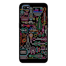 Ốp Lưng in cho Oppo A1K Mẫu MÀU SẮC 3 - Hàng Chính Hãng