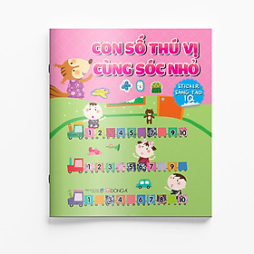 Con số thú vị cùng sóc nhỏ - Sticker sáng tạo IQ